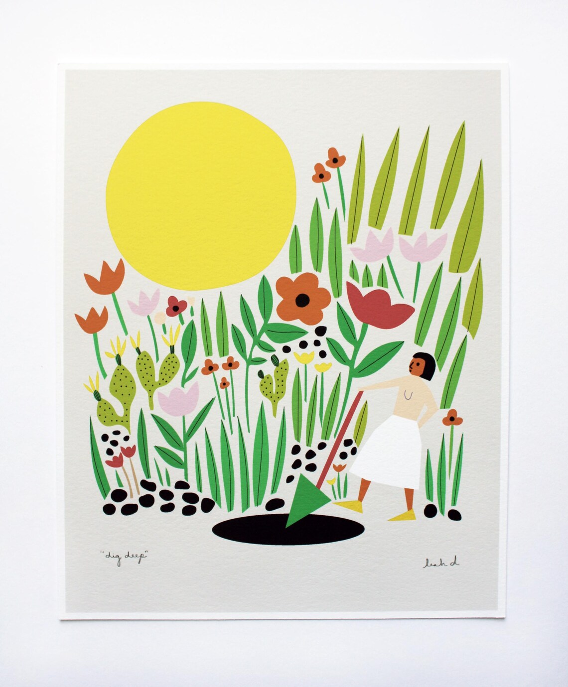 Dig Deep Print - Etsy