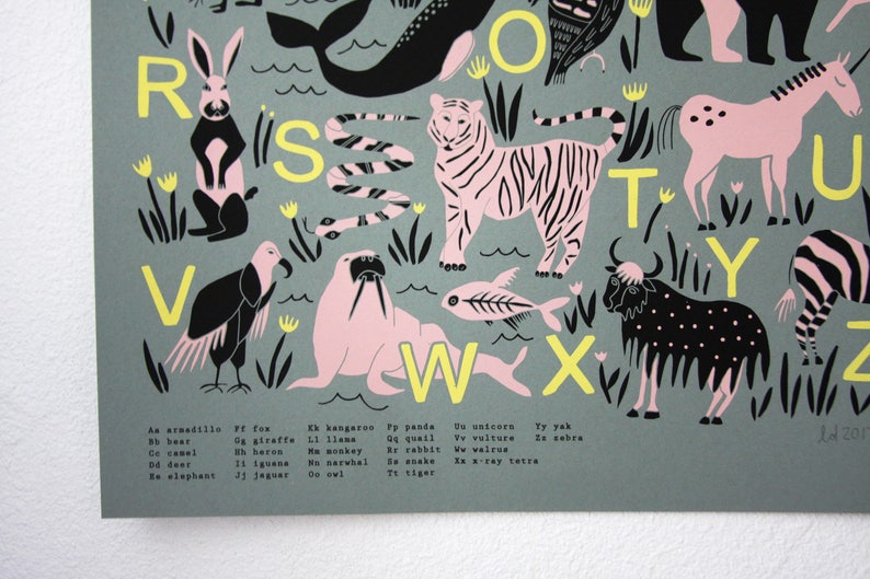 ABC Animal Alphabet Poster image 6