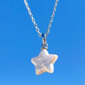Star Pearl Necklace | Rare Star-Shaped Pearl | Celestial Sterling Silver Jewellery