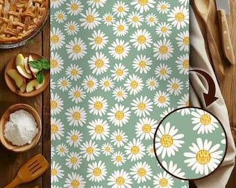 Subtle F*ck Trump Hand Towel, Funny Political Home Decor, Daisy Kitchen Towel, Daisies Home Accessory, Sarcastic Liberal Gift, FDT Towel