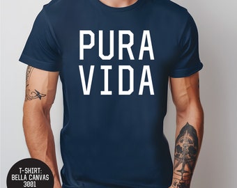 Camicia uomo minimalista Pura Vida T-shirt Self-Expression Tee Regalo per gli uomini Fidanzato Divertimento Lifestyle T-shirt per lui Uomo Cool People