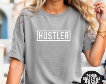 Minimalistische Hustler Business T-Shirt für Frauen, Entrepreneur Shirt Frauen, Geschäftsinhaber Shirt, kleine Unternehmen T-Shirts, Shirts für Unternehmen