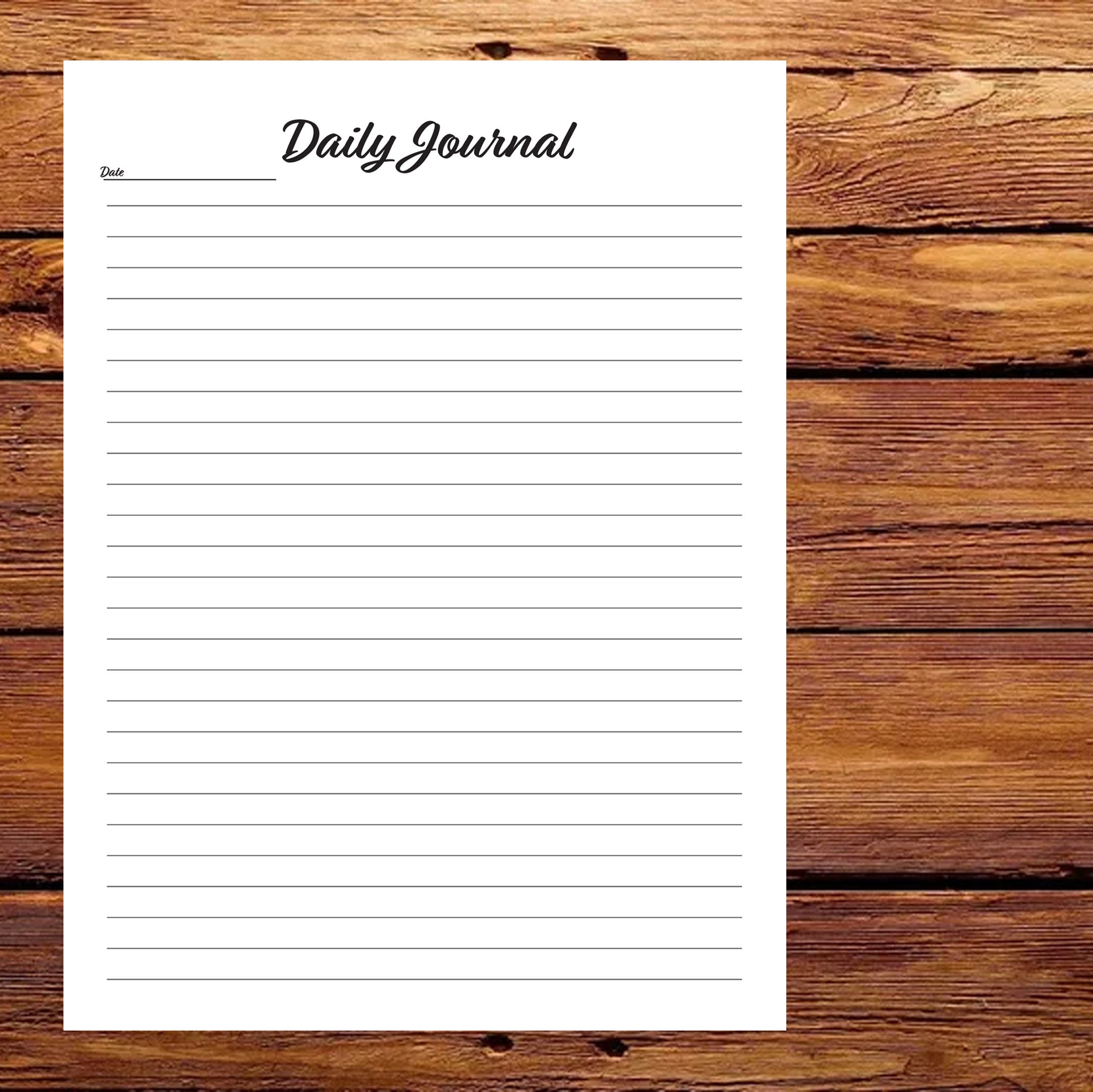 7 Day Routine Journal.pdf Printable Daily Routine Planner in Pdf Format – Digital Download Daily ...