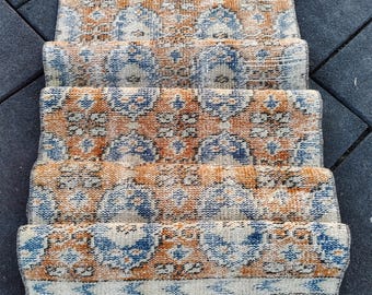 Extra Long Turkish Runner Rug: Handwoven Wool Hallway Carpet, Boho Rustic Decor (2x24 Ft)