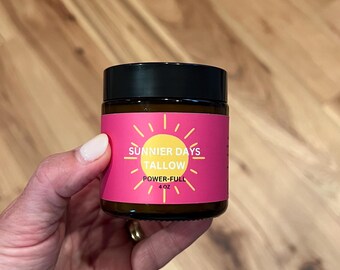 Immune System Support           Power-FULL Body Balm Sunnier Days Tallow