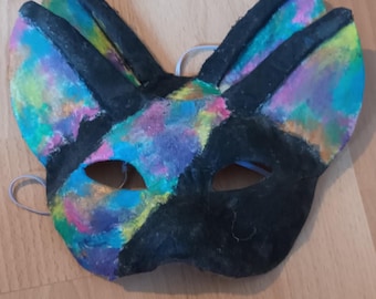 Buitenaards kattenmasker voor therians en furrys!