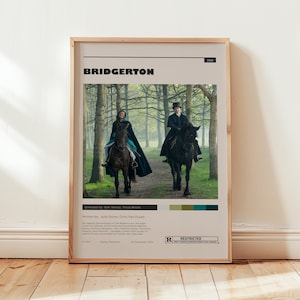 Bridgerton Poster, Kate Sharma Wall Art, Home Wall Decor, Regency Era Drama Print, Framed Options, Tv Series Gift