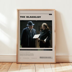 The Blacklist Poster, Raymond Reddington Wall Art, Minimalist Wall Decor, Digital Download, James Spader Series  Print, Gift for Fans