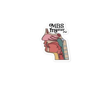Mbs Master Aufkleber, Dysphagie Aufkleber, Nerd Humor Aufkleber