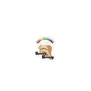 Sticker sons de la parole, sons de la parole IPA, sticker pour ordinateur portable SLP