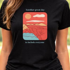 Include Everyone Tee, Neutral Cotton, Unisex Short Sleeve Top