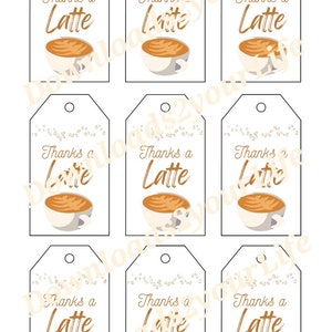 Thank You Printable Gift Tags - Etsy