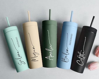 Christmas Gifts, Bridesmaid Gift, Cyber Monday Deals Gift, Personalized Skinny tumbler, Birthday Cups, Christmas Gifts for Colleagues