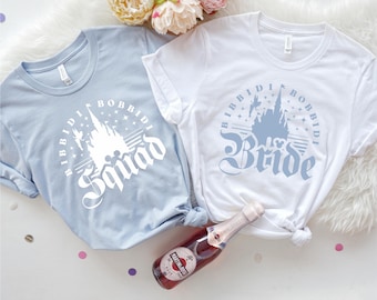 Bibbidi Bobbidi Bach Shirt Disney Bride to be Shirts Bride Squad sweatshirt Disneyland shirts Maid of honor Bach tee Bridal Party Tank