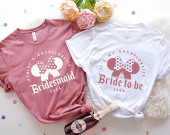 Novia Minnie Camisa Disneyland Novia Camisa Mágica Novia Disneyland Camisa Novia Disneyland Bach Camisas Minnie Mouse Novia Camisa