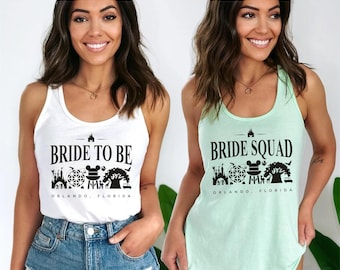 Epcot Bach Tank, Bridesmaid sweatshirt, Disneyland Bride Shi, Disney Bride To Be, Disney Bachelorette Party tee, Girls Weekend Trip