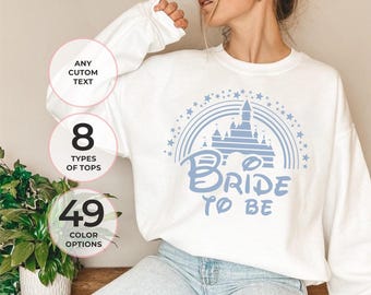 disney wedding Sweatshirt, disney bride shirt, Disney Bride Squad tank, Disney Bachelorette Party Tee, Disney Wedding longsleeve, earrings