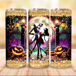 Nightmare Horror Movie 20oz Tumbler Design Png , Halloween Movie Couple Tumbler Design Png, Nightmare Horror Movie Png