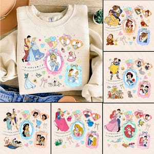6 Princess Coquette Bow Bundle Png, Folk Tail Princess Family Shirt, Movie Cartoon Coquette Png, Family Vacation Png, Teal Princess Png