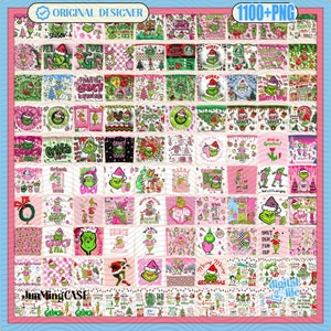 1100+ Designs Weihnachtsbecher Sublimation, Weihnachtscollage Tumbler Wrap -20 oz Sublimation Tumbler Wrap - PNG Digital