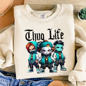 Thug Life Horror Movie Png, Horror Movie Killers Png, Friends Horror Characters Png, Friend Horror Png, Halloween Png, Happy Halloween Gift