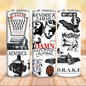 Funny Mustard Meme 20oz Skinny Tumbler Sublimation Design, Hiphop Music 20oz Tumbler Wrap, Rap Meme Skinny Tumbler Wrap