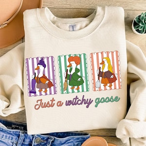 Just A Witchy Goose Png, Halloween Horror Png, Funny Raccoon Png, Halloween Shirt Png, Funny Halloween Png, Halloween Witches Png