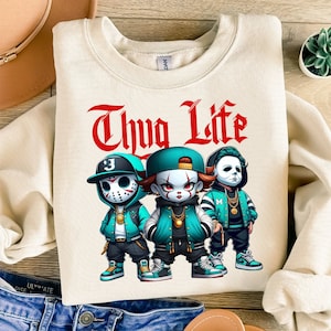 Thug Life Horror Movie Png, Horror Movie Killers Png, Friends Horror Characters Png, Friend Horror Png, Halloween Png, Happy Halloween Gift