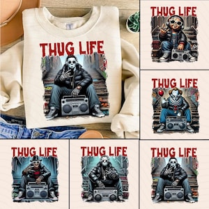 Thug Life Horror Movie Bundle Png, Horror Movie Killers Png, Friends Horror Characters Png, Friend Horror Png, Halloween Png