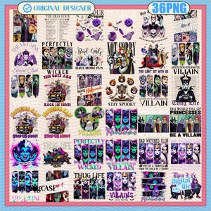 30+ Bad Witches Club Png Bundle Sublimation, Retro Halloween Costume Png, Villain Gang Png, Villains Wicked Png, Trick Or Treat Png Design