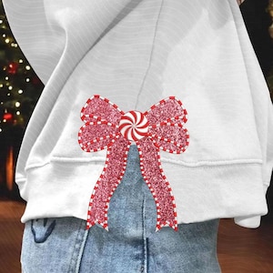 Diseño de sudadera con aplique de lazo lateral para bordado a máquina Archivo de diseño de bordado con aplique de puntada de frijol y lazo clásico