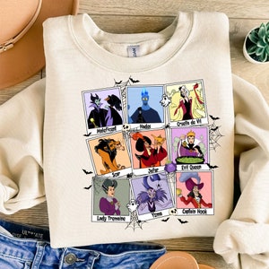 Bad Witches Club Png Sublimation, Retro Halloween Costume Png, Villain Gang Png, Villains Wicked Png, Family Trip Png, Trick Or Treat Png