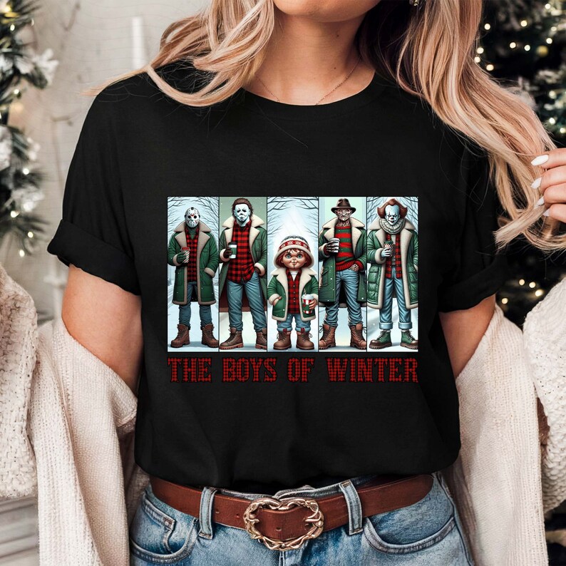 The Boys of Winter Png, Christmas Movie Killer Png, Killers Friends Png