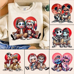 6 Chicano Valentine Chola Couple Png Bundle, Pink Chicana Valentine Design, Spanish Valentine Png, Valentines Old School Cholo Png