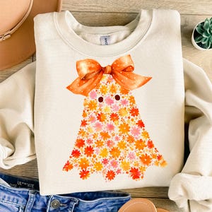 Chinoiserie Ghost Halloween PNG, Floral Boo Ghost Shirt Png, Cute Boo Halloween Png, Girly Halloween Png, Spooky Png, Toile De Jouy png