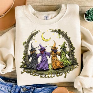 Retro Halloween Girls Will Be Girls Witch Png, Spooky Girly Halloween Png, Trendy Witchy Png, Witchy Vibes Png, Girls Spooky Witches Png