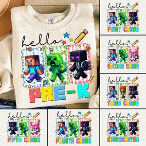 Gamer Hallo Schule Png-Bundle, Zurück in der Schule Png, Floral Bleistift Lehrer PNG, Bruh Wir zurück Png, Ersttagsschule PNG, Cartoon Superheld Png