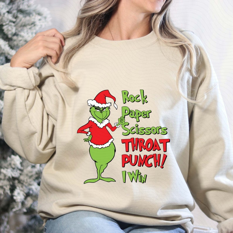 Retro Green Mean Guy and Friends Christmas Png, Christmas 90s Movie