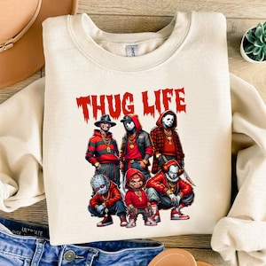 Thug Life Horror Movie Png, Horror Movie Killers Png, Friends Horror Characters Png, Friend Horror Png, Halloween Png, Happy Halloween Gift