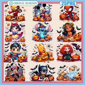 25+ Halloween Cartoon Png Bundle, Halloween Ghost Png, Spooky Kid Png, Trick or Treat Png, Halloween Pumpkins Png, Spooky Vibes Png