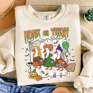 Honk Or Treat Witches Goose Png, Halloween Witches Png, Funny Halloween Png, Halloween Horror Characters Png, Silly Goose Png