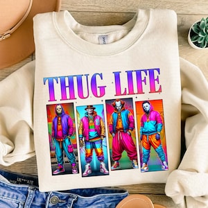 Thug Life Horror Movie Png, Horror Characters Png, Thug Life Png, Halloween Png, Spooky Season Png, Horror Killer Png, Gangster Killer Png