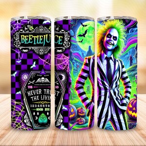 Killer Horror Character Halloween Tumbler Wrap Png, Cartoon Horror 20oz Tumbler, Halloween Horror Skinny Tumbler 20oz Design