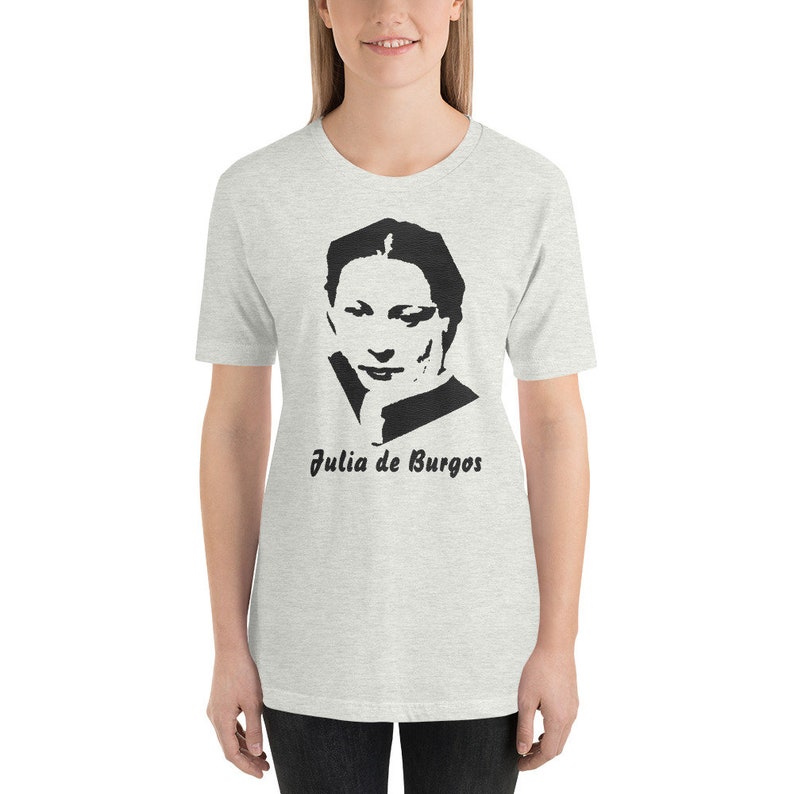 Julia de Burgos, Puerto Rican Poet, Puerto Rico, Poetry Short-Sleeve Unisex T-Shirt image 7