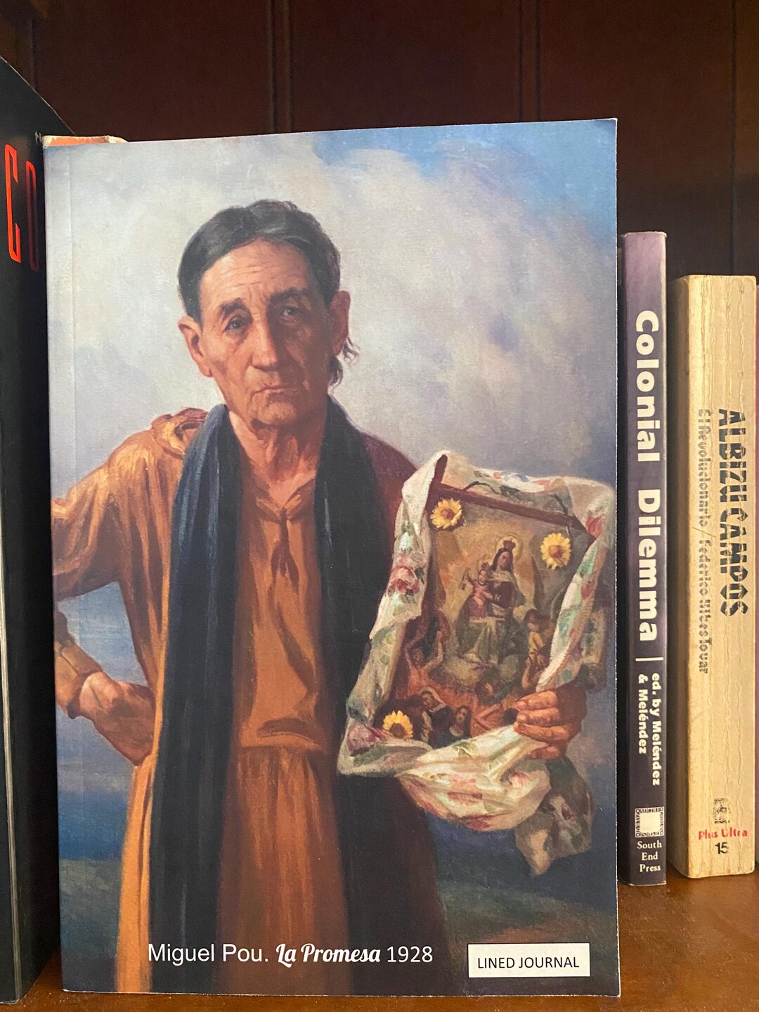 Miguel Pou Puerto Rican Artist Lined Journal: 