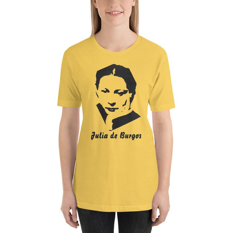 Julia de Burgos, Puerto Rican Poet, Puerto Rico, Poetry Short-Sleeve Unisex T-Shirt image 1