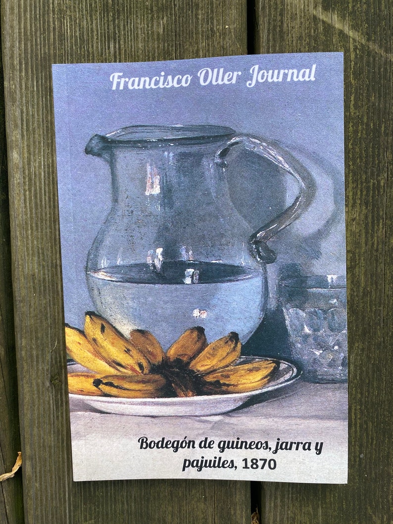 Puerto Rican artist Journals featuring Francisco Oller, Gift for Puerto Ricans, Gift for Boricuas, Puerto Rican Art journal, artist quotes image 5