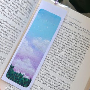 Zakładka "Dreamy Sky" - Oryginalna ręcznie malowana