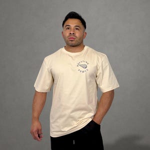 Unisex Oversized T-Shirt | Minimal Logo Streetwear | Luxury Cotton Tee | Soft Gym Fit Shirt