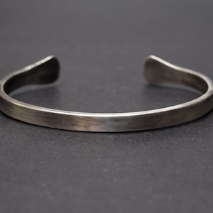 Sterling Silver Bangle Silver Cuff Bracelet Men's Jewelry Bangle Cuff Bracelet Men Silver Bangle, Cuff Bracelet Women, Silver Bracelet image 8